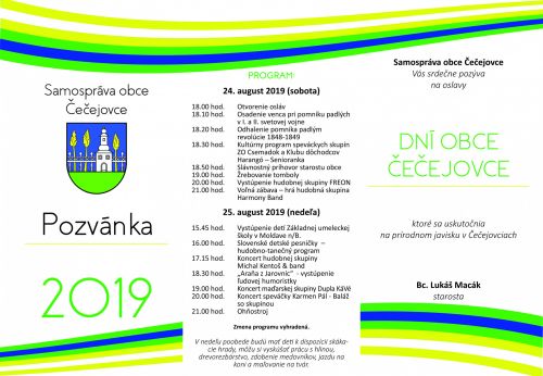 Dni obce 2019