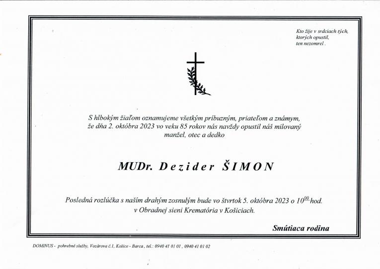 smútočný oznam